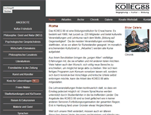 Tablet Screenshot of kolleg88.de
